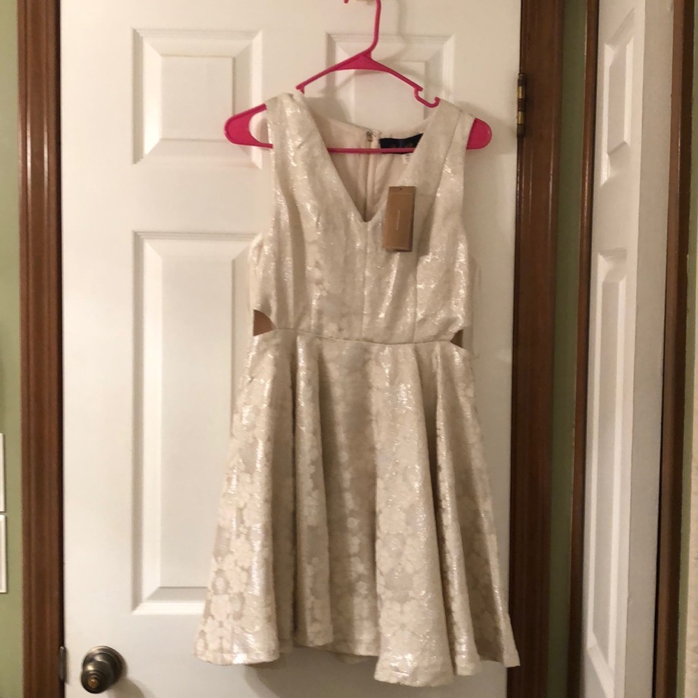 Shimmer Ivory Dress